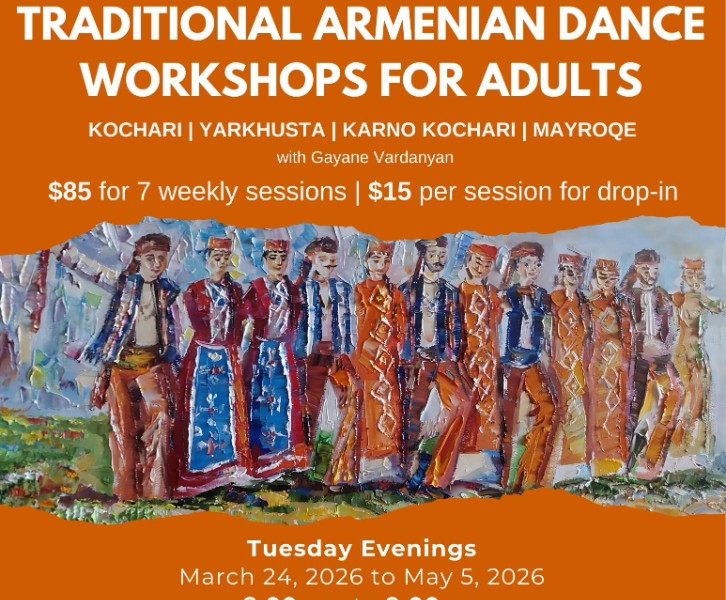 Traditional Armenian Dance Workshops for Adults