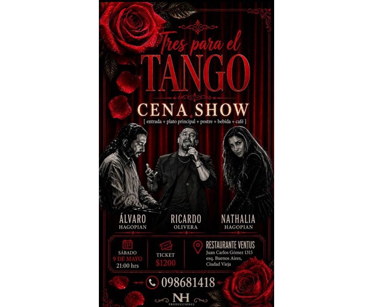 Tres para el Tango - Cena Show