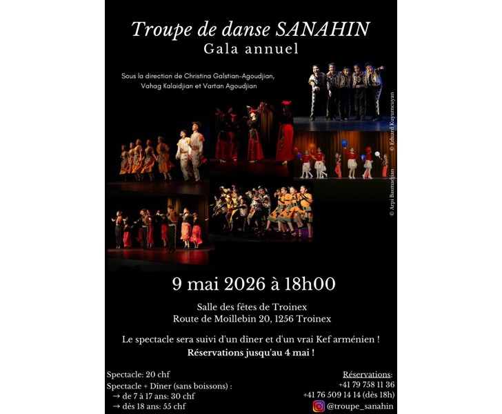 Troupe de danse SANAHIN - Gala annuel