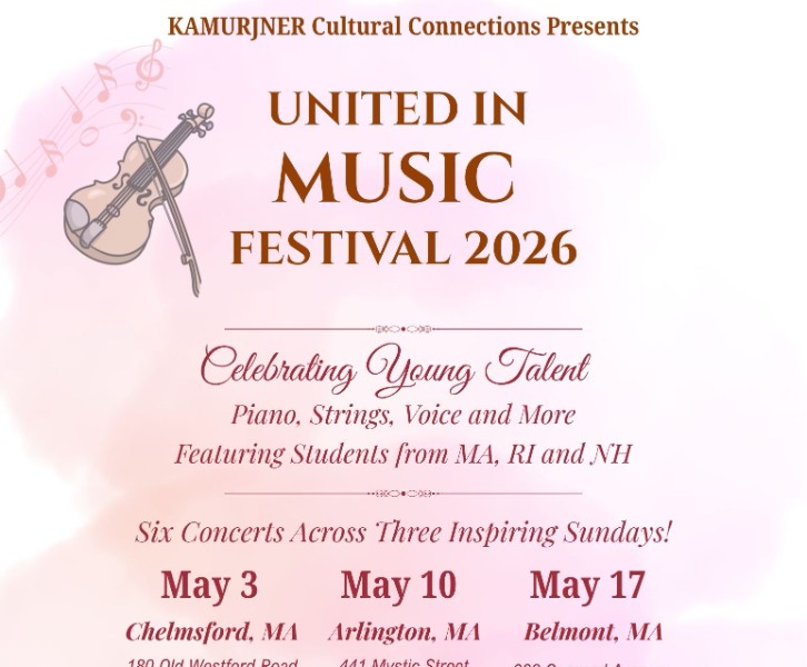 United in Music Festival 2026 - Featuring Young Talent from MA, RI and NH 