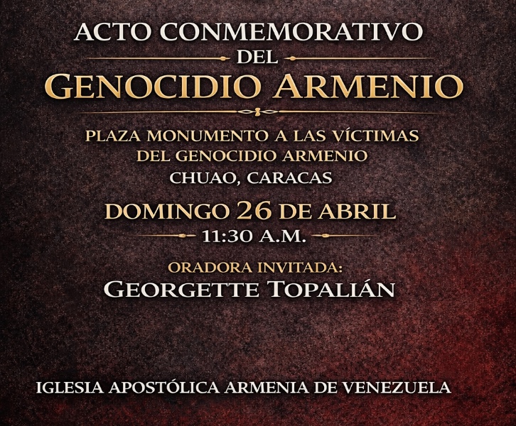 111° ANIVERSARIO DEL GENOCIDIO ARMENIO