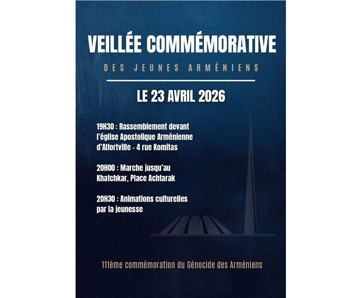 Veillée Commémorative des Jeunes Arméniens