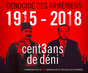 Veillée souvenir à la Stèle du génocide Square Manouk Stépanian