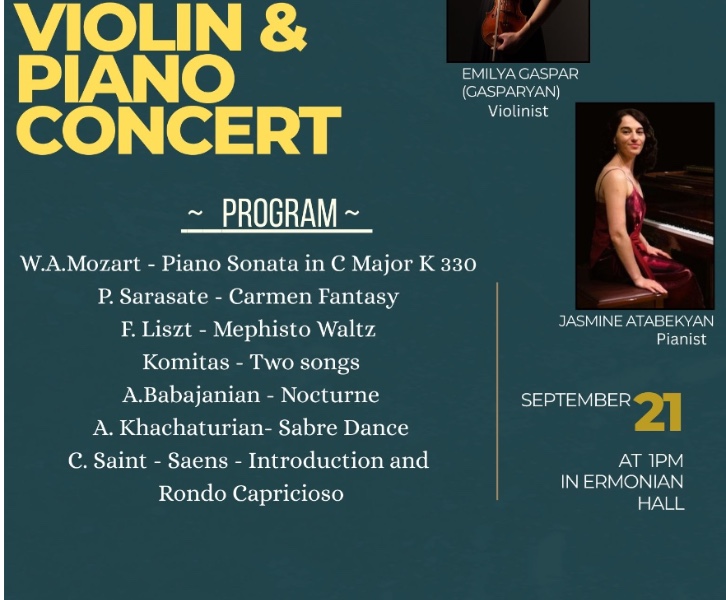 Violin and Piano Concert