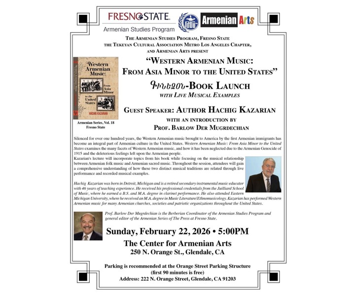 Western Armenian Music: From Asia Minor to the United States