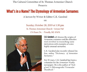 What’s In A Name? The Etymology Of Armenian Surnames