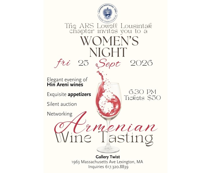 Women's Night - Armenian Wine Tasting