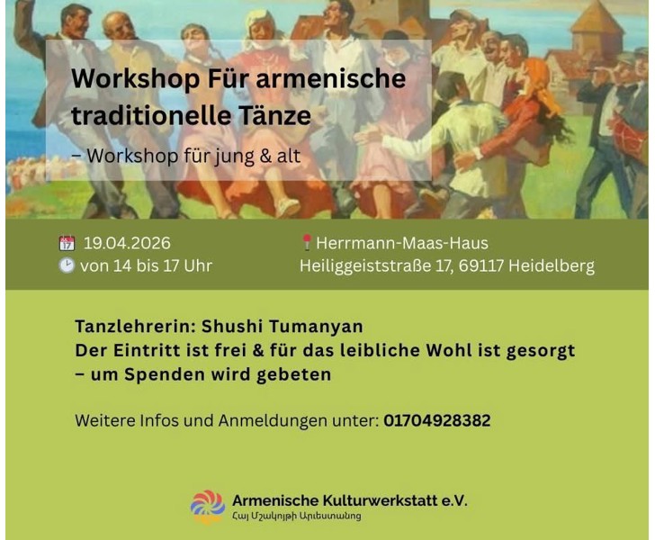 Workshop Für armenische traditionelle Tänze
