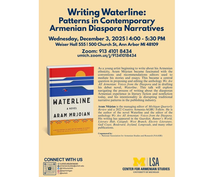 Writing Waterline: Patterns in Contemporary Armenian Diaspora Narratives