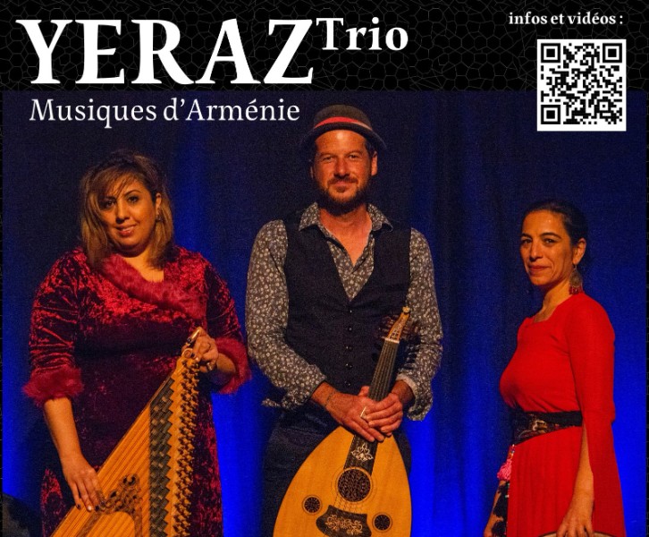YERAZ trio (musiques d'Arménie) à CONCARNEAU (Carré des Larrons-ville close)