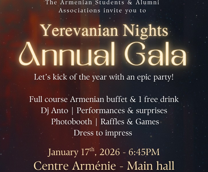 Yerevanian Nights – Alumni and Student Annual Gala